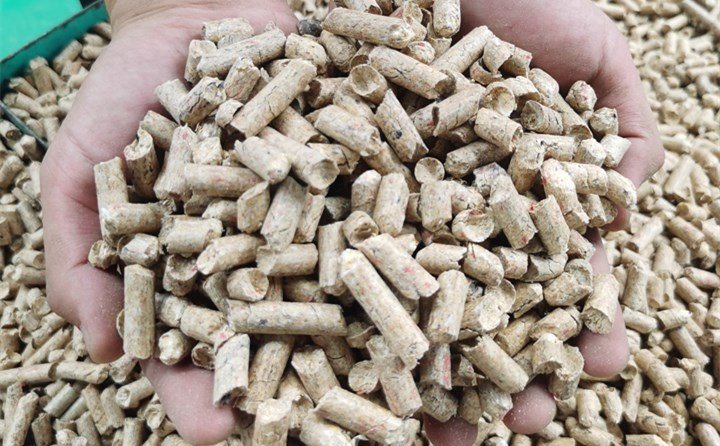 秸稈、鋸末、廢木頭等加工成顆粒狀的生物質(zhì)燃料